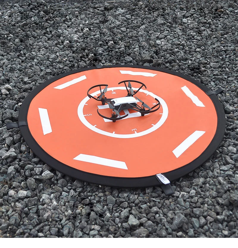 STARTRC DM56cm Landing Pad with Reflective Strips (Orange and Black) 1