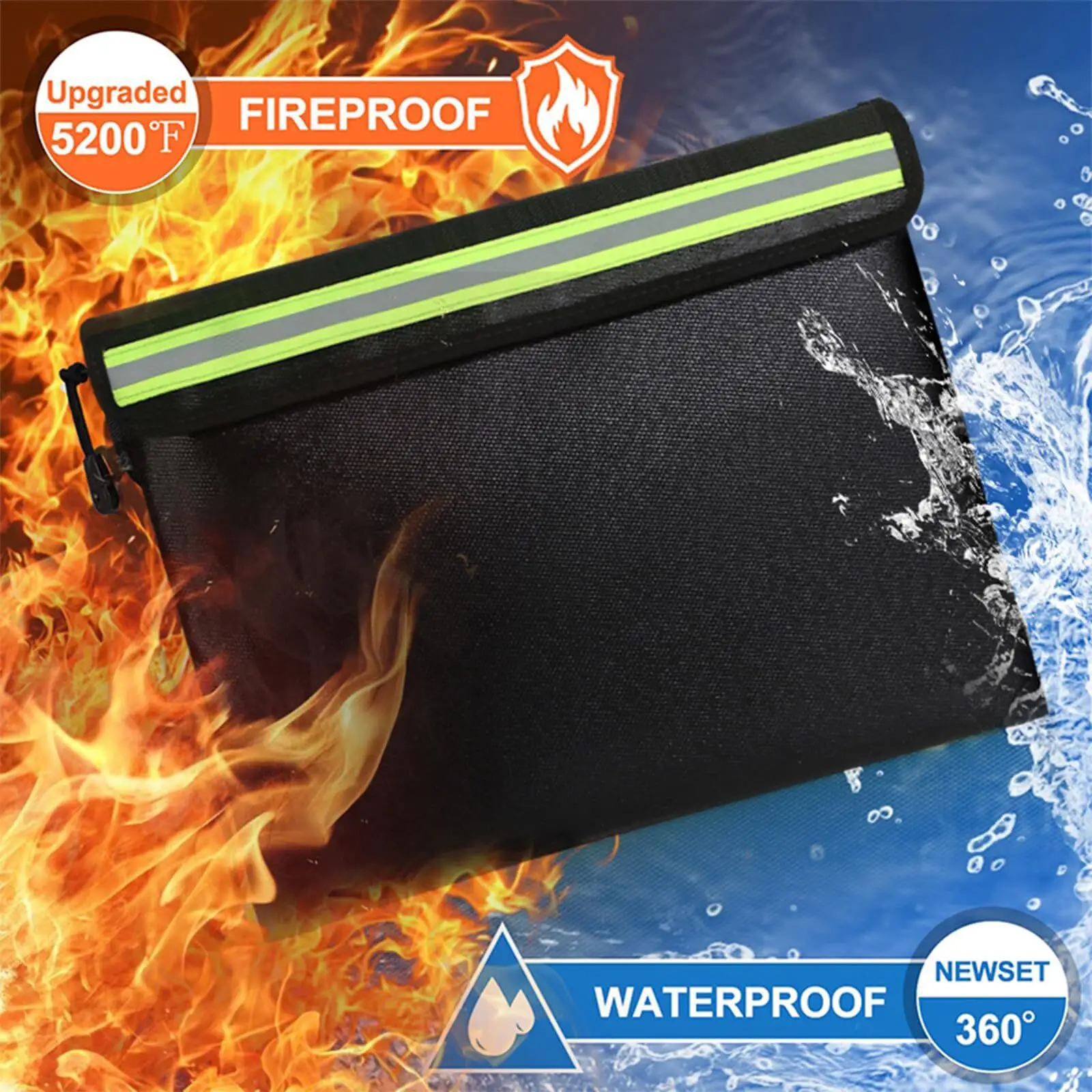 Sanjiu Best Fire and Waterproof Document Bag / with Good Price 2