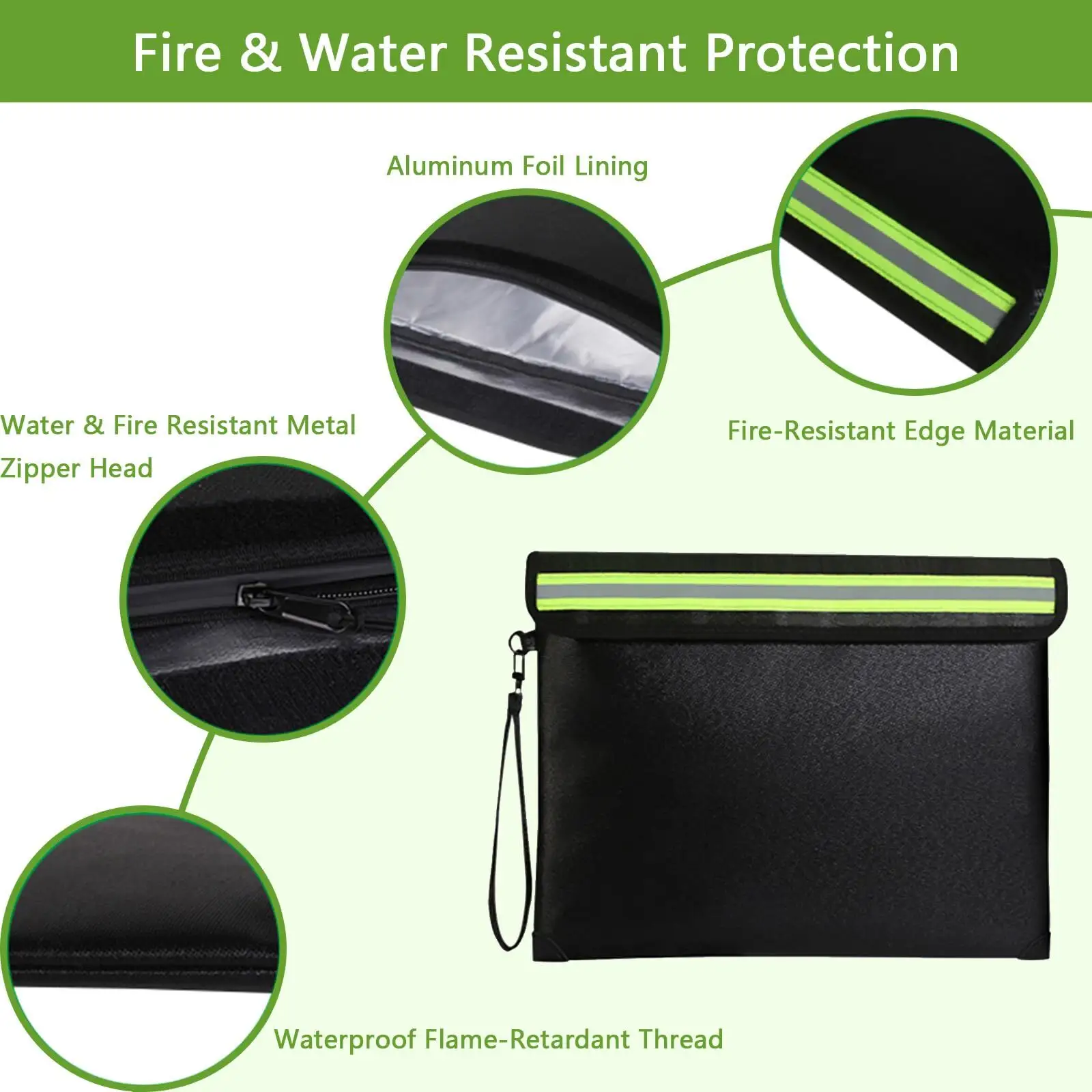 Sanjiu Best Fire and Waterproof Document Bag / with Good Price 5