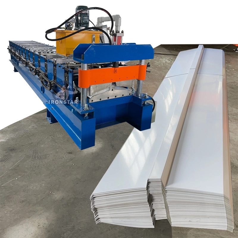 IRONSTAR top ridge cap roll forming machine in Guyana 1