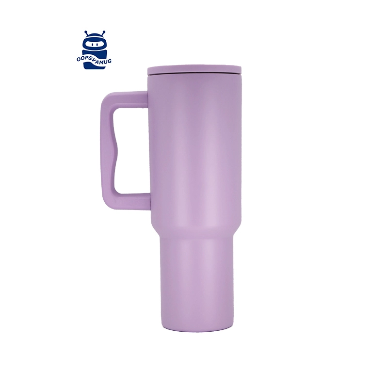 Custom Insulated 40oz Tumbler With Straw 1
