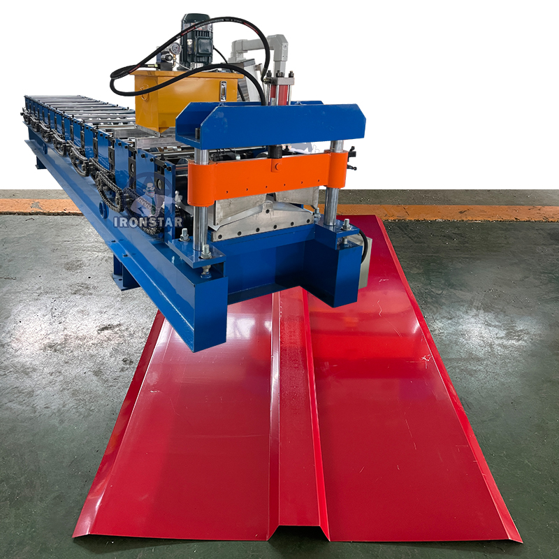 Máquina formadora de tapas de cumbrera superior IRONSTAR para maquinaria para fabricar tejas en Guyana 1