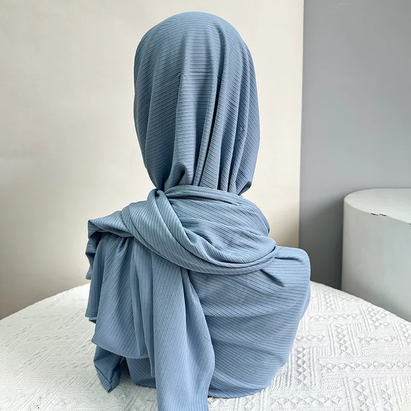 Brown Jersey Hijab From China 5