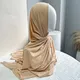 Qidian Textile Green Jersey Hijab Green Jersey Hijabfactory Price 3