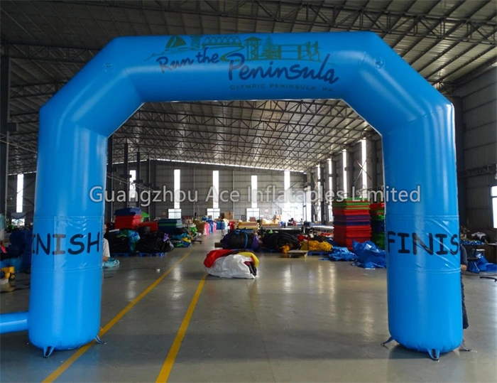 Inflatable Start Finish Line Arch with Velcro Banner for Advertising 1