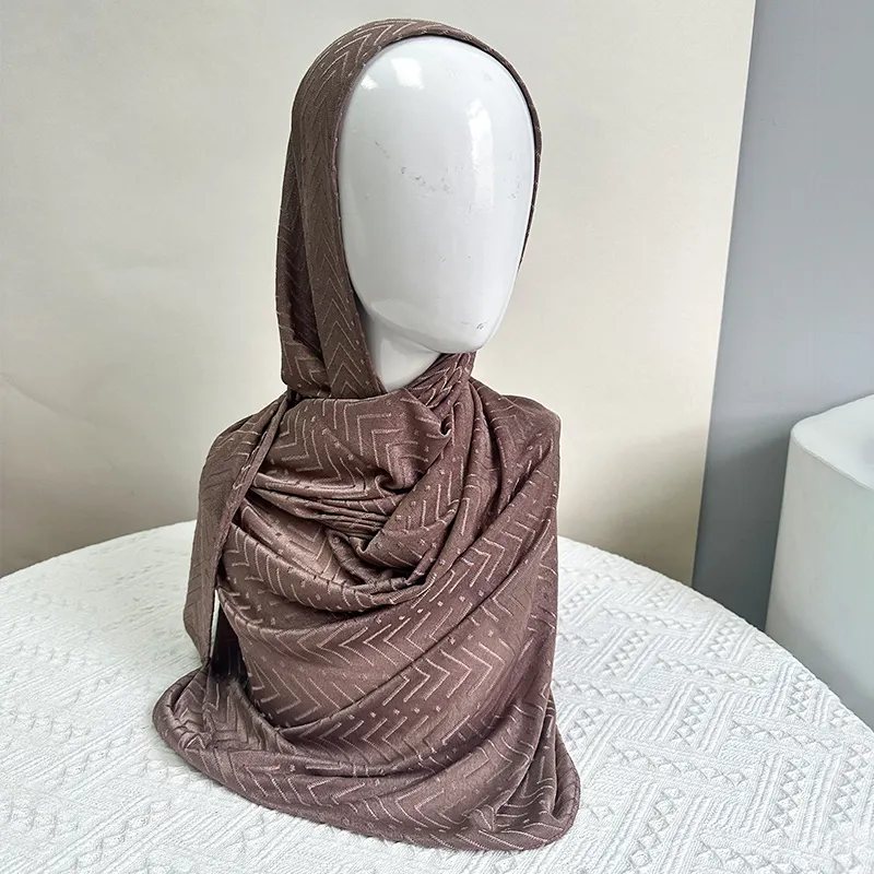 Quality Mushy Plain Hijab for Supermarket 2