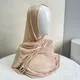 Plain White Hijab Eries 3