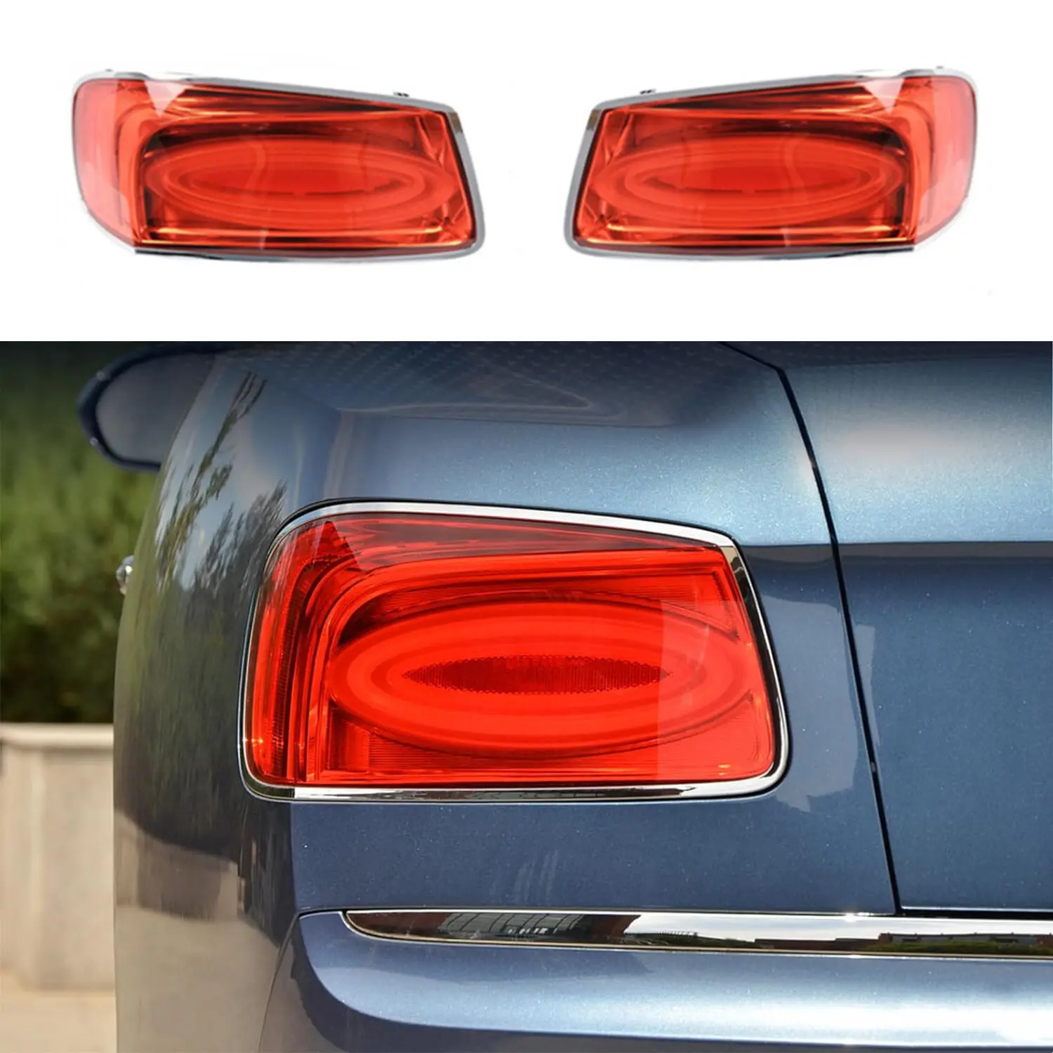 Tail Lamp Assembly Free Design Company 4W0945095M 4W0945096M 9