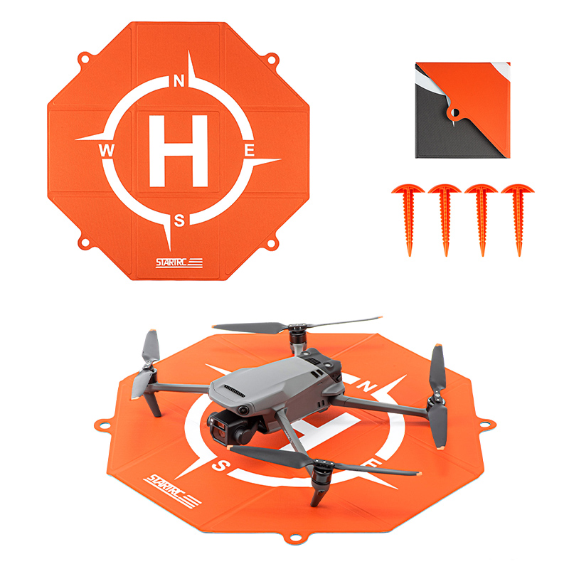 Octagonal D Pad STARTRC Octagon Landing Pad(Orange and Gray) - StartRC