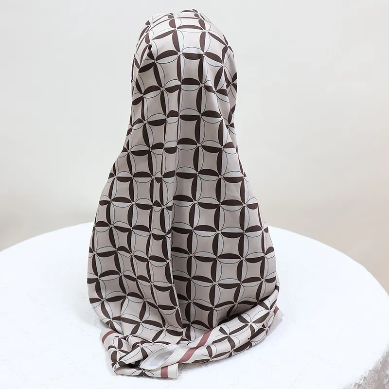 For Sale Square Hijab Chiffon by Qidian Textile 5