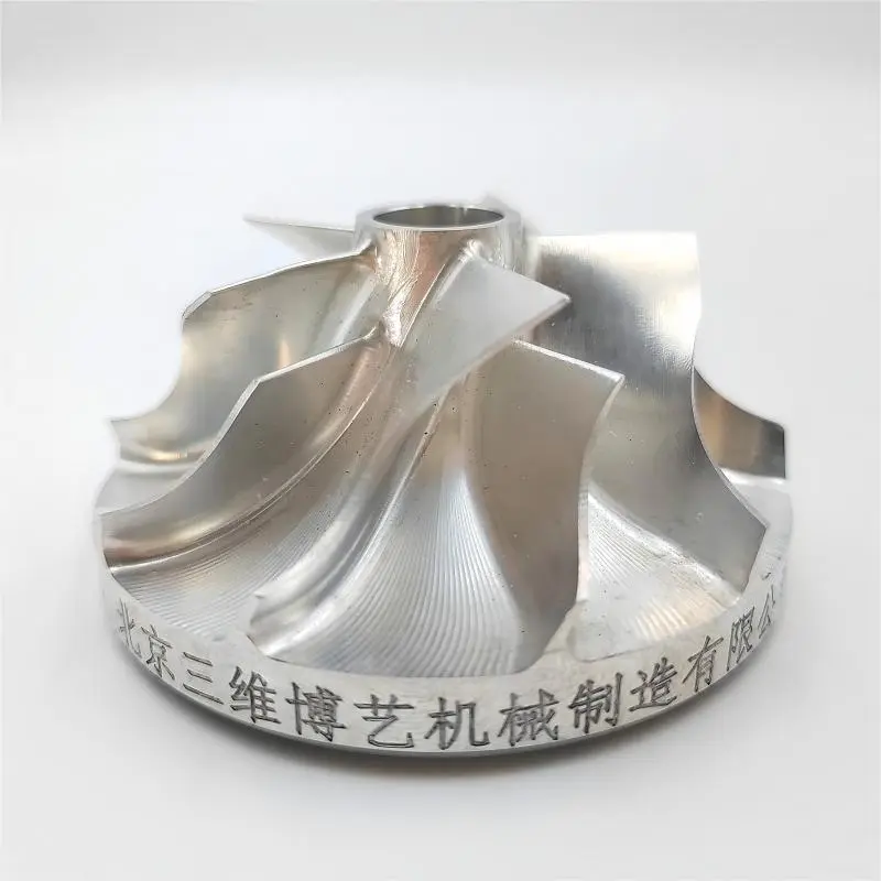 CNC Machining Service turbine wheel CNC turning and CNC milling 1