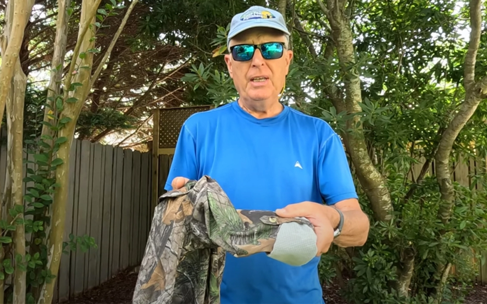Kayak Fishing Trip with a Camouflage Fishing Shirt 7