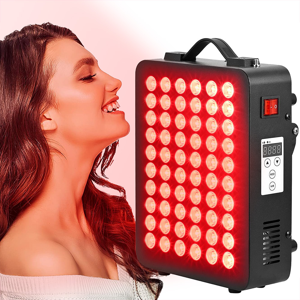 660nm 850nm stolní poloviční tělo 300W LED červený infračervený světelný terapeutický panel 6