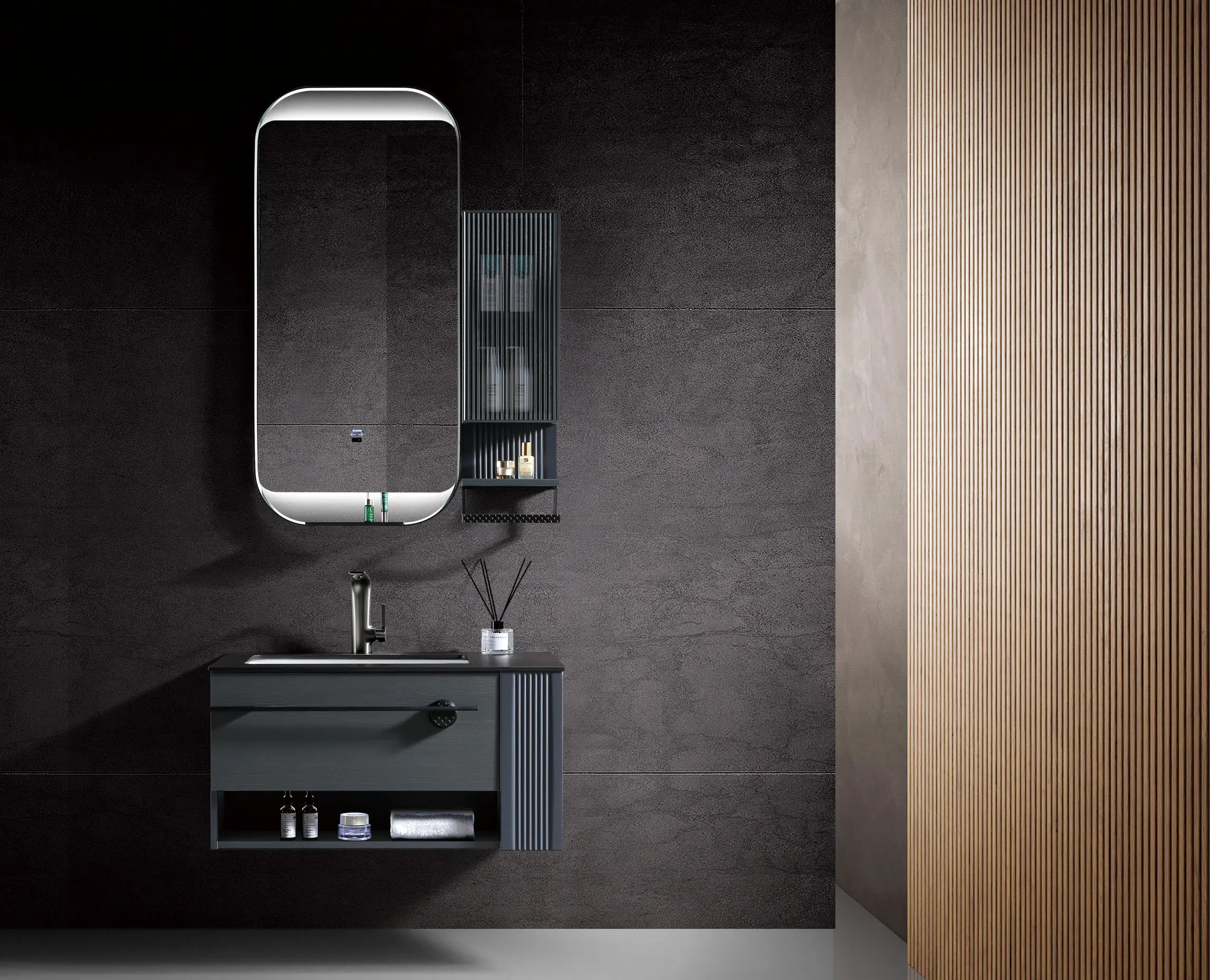 High Quality Antique Bathroom Cabinet Supplier 3