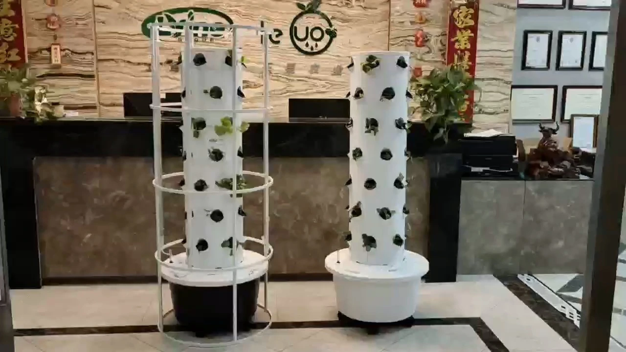 近未来農業 水耕栽培 タワー型 2タイプ 195cm 135cm 新しい水耕栽培