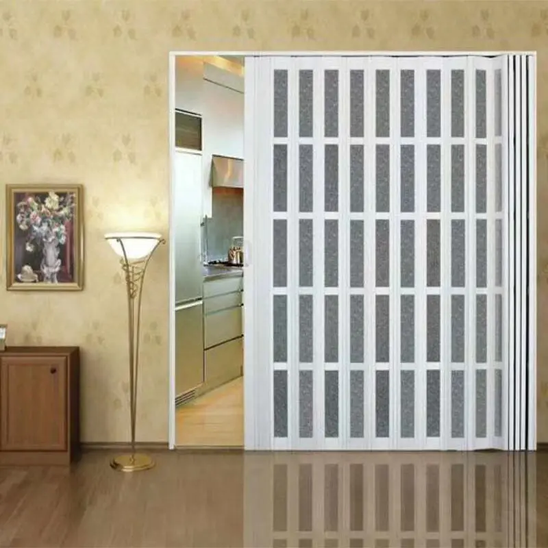 Folding Shutter Door Horizontal Direction PVC/Aliminum Alloylatest Design 2