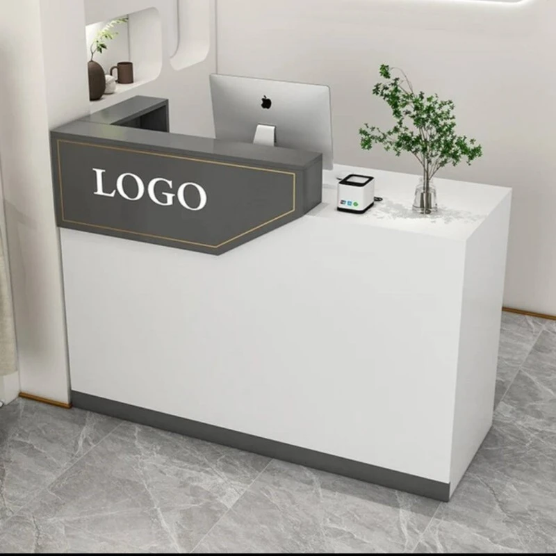 Modern Style Factory Direct Sale Wooden Check Stand Cashier Counters 1