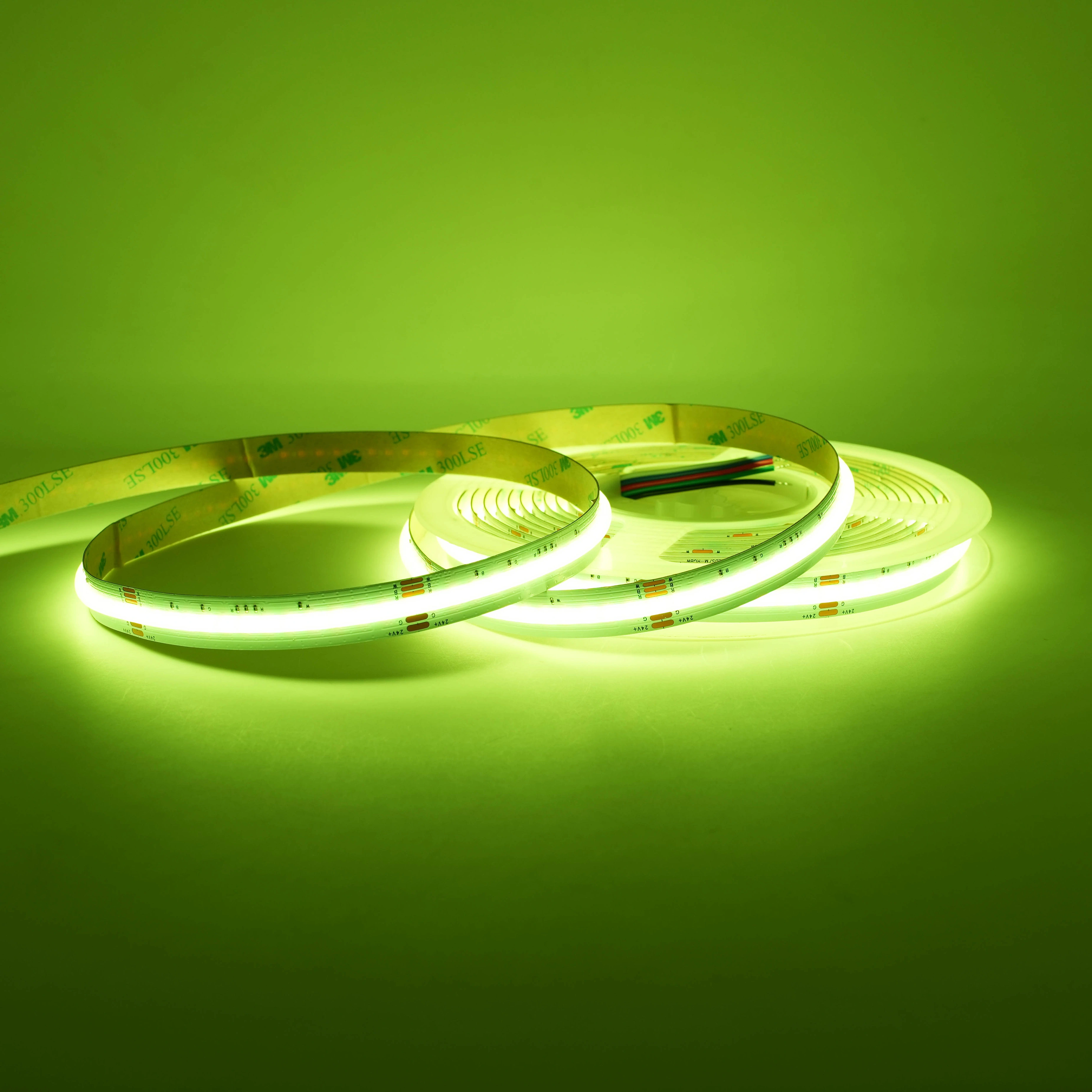 Bande LED COB RVB haute densité flexible 24 V 810 LED. 1