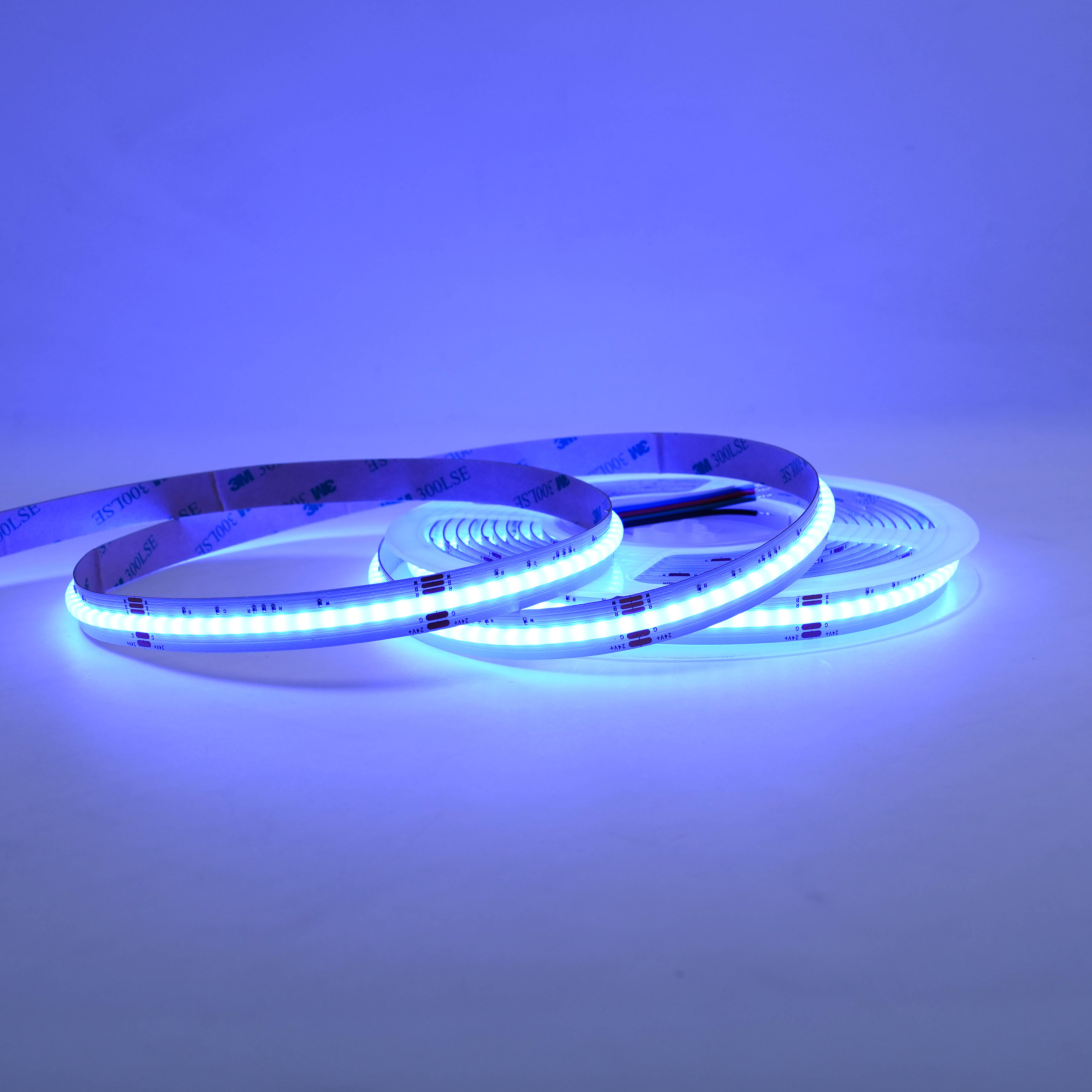 High-Density RGB COB LED Tape Flexible 24v 810 LED Strip Light 3
