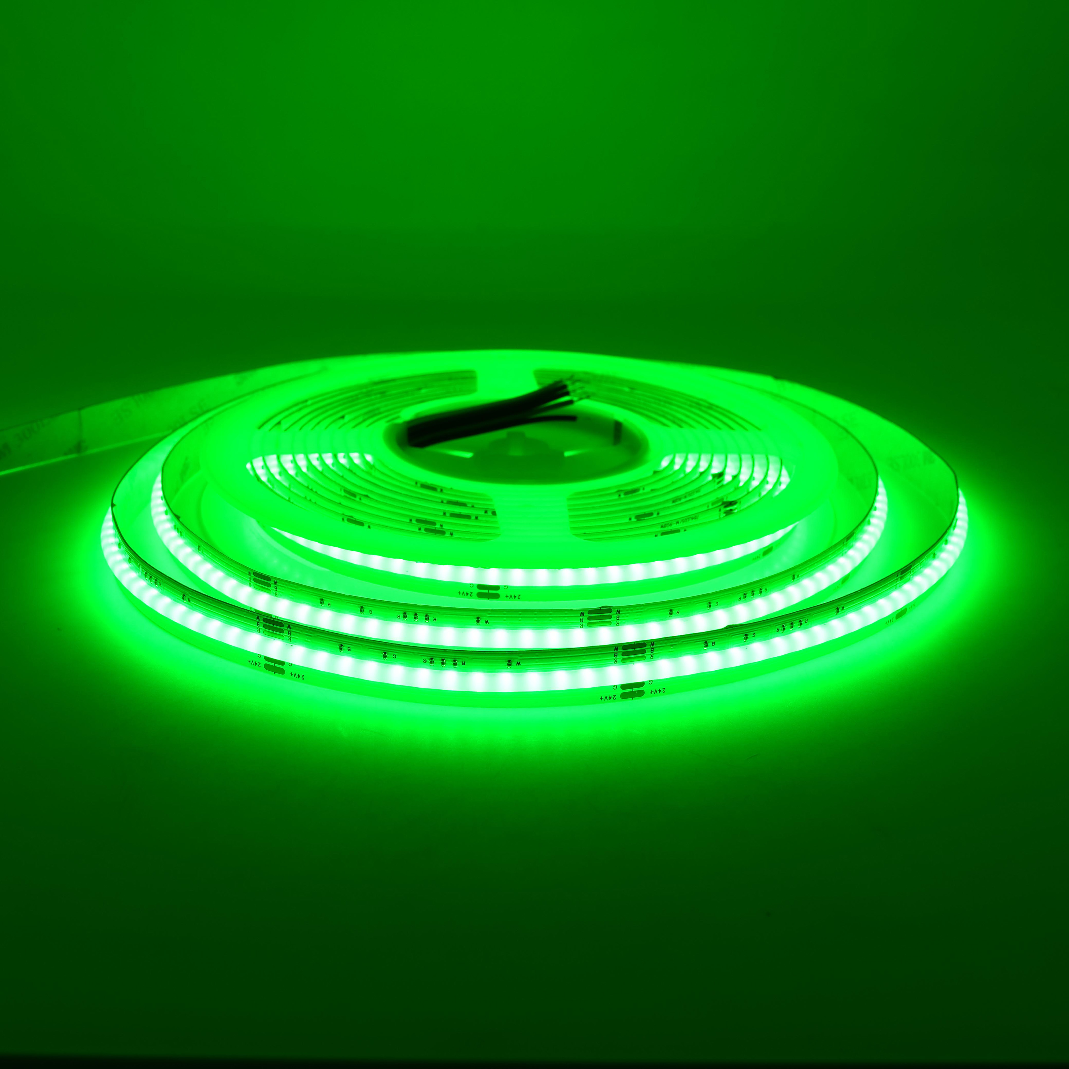 Tira flexible de LED COB RGB para decoración de hotel 700leds WS2811 Direccionable RA90+ 2