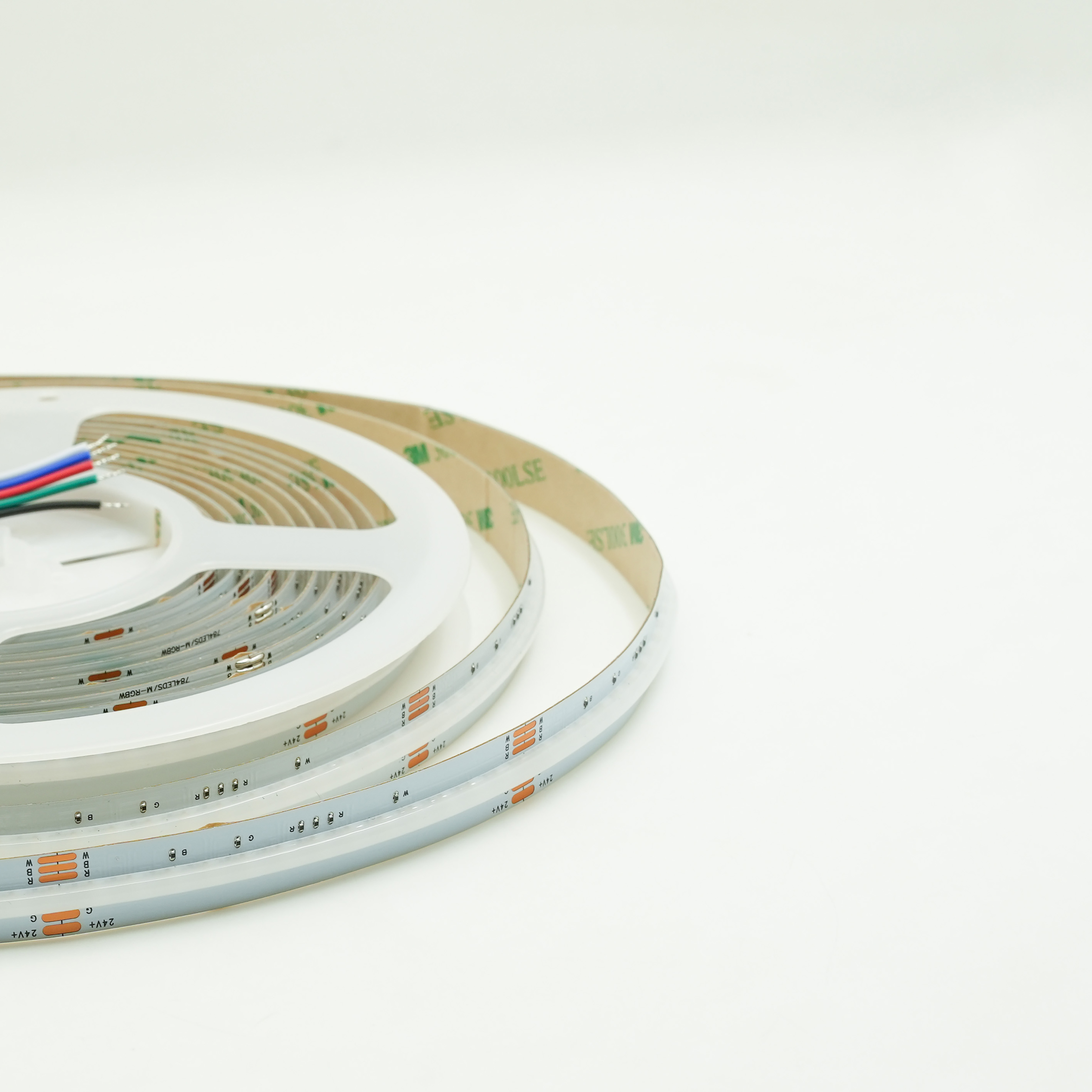 Tira flexible de LED COB RGB para decoración de hotel 700leds WS2811 Direccionable RA90+ 6