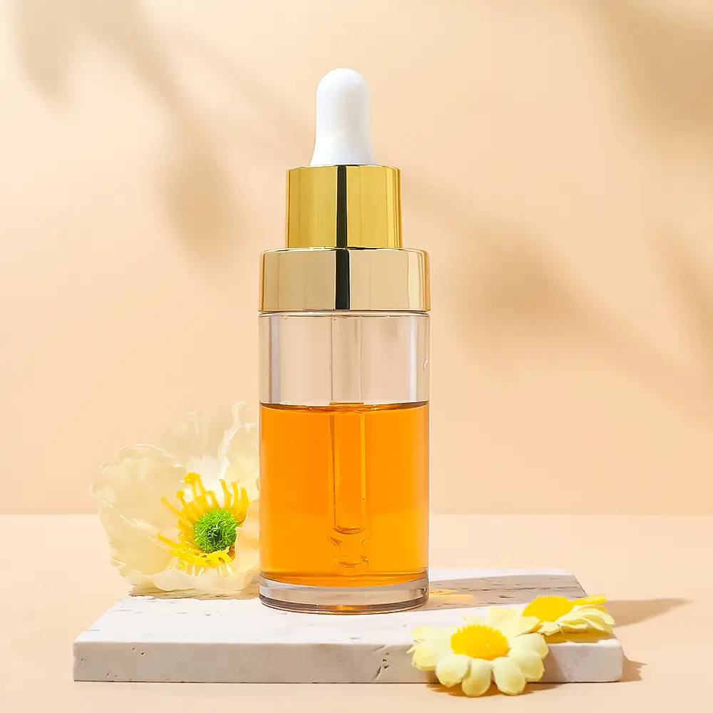 Hot Selling Dropper Bottles 10ml 15ml 20ml 30ml 50ml 100ml Glossy Black Round Cosmetic Bottles Glass Essential Oil Bottles 1