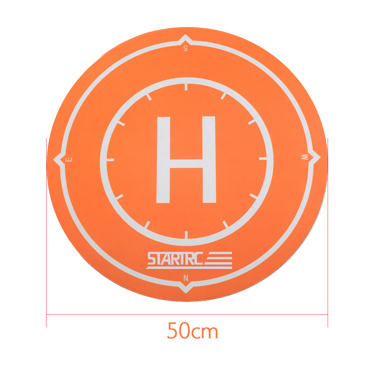 STARTRC Foldable DM50cm Landing Pad for Drones（Orange）/ DJI Neo 2