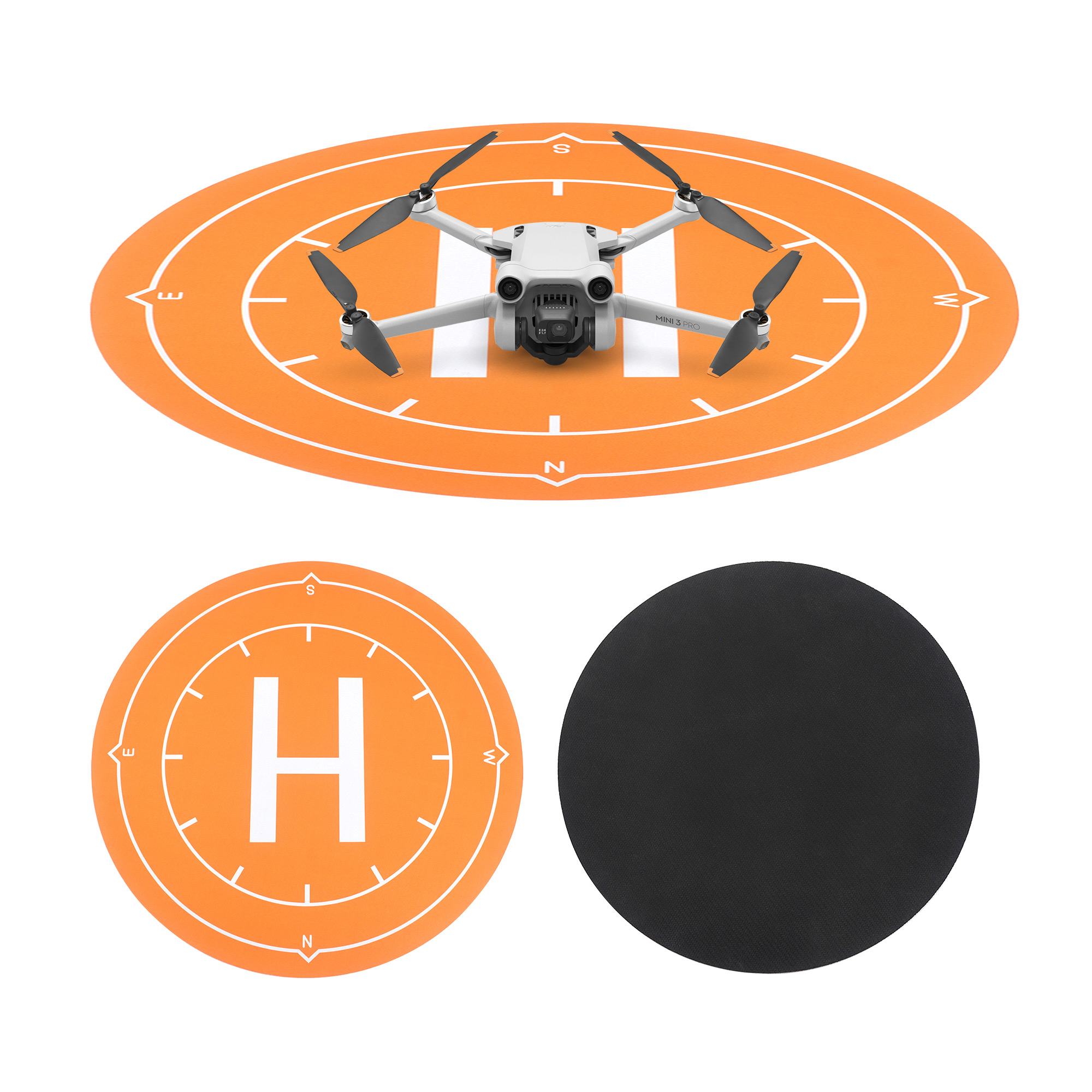 STARTRC Foldable DM50cm Landing Pad for Drones（Orange）/ DJI Neo 3
