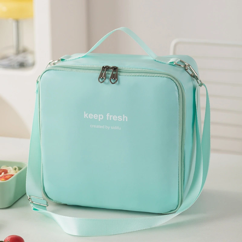 New thickened thermal Picnic bag portable PU woman bento tote bag large capacity insulation lunch bag for men 1