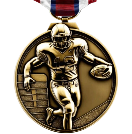 Wholesale Cheap Design Zinc Alloy 3D Gold Award Marathon Running Custom Metal Sport Medal 1