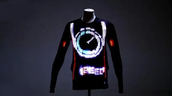 LED running clothes combine gosens customized LED technology and new products of sportswear 2