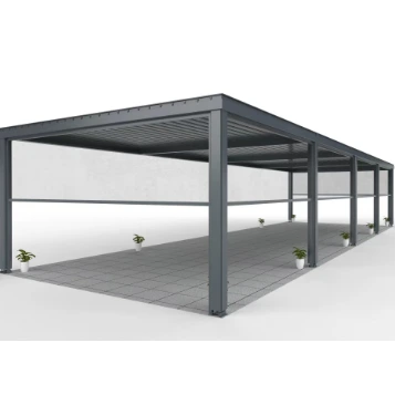 Pergola étanche en aluminium avec télécommande, gazebo 3x4 4x6, persiennes de toit automatiques motorisées pour l'extérieur Yongdi 1