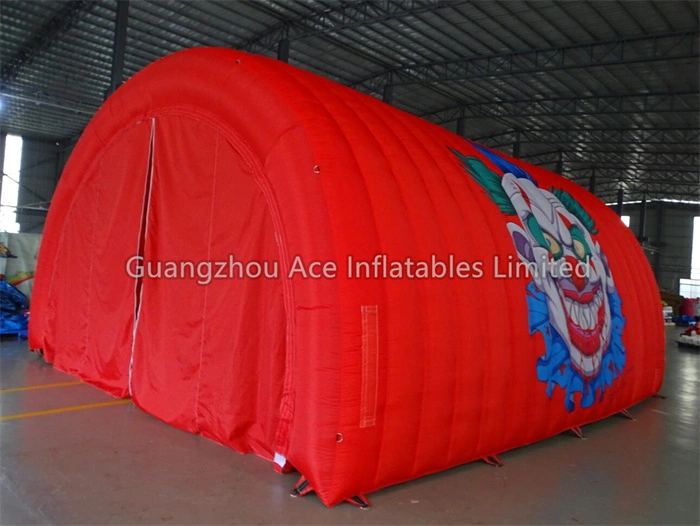 Aufblasbares rotes Car Shelter Garage Storage Tunnel Cover Zelt 1