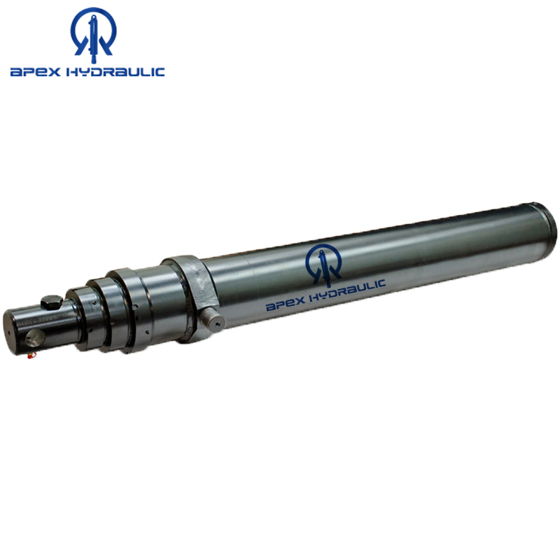 Custom Double Acting Multistage Hydraulic Cylinder for Garbage Truck 2
