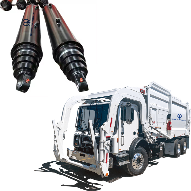 CE-zertifizierter mehrstufiger Teleskop-Hydraulikzylinder für Müllwagen 3