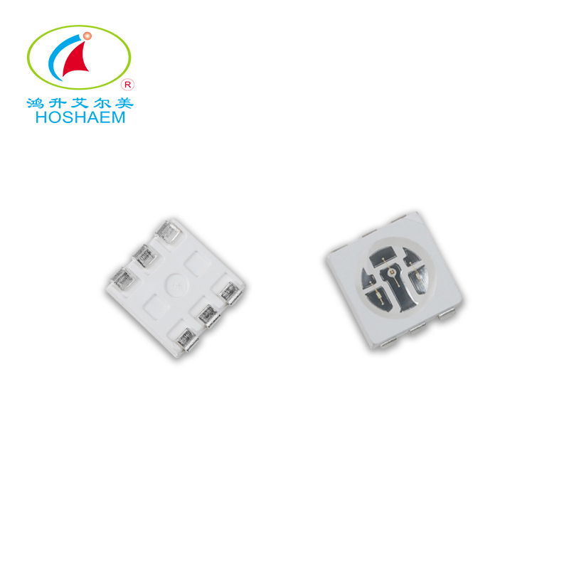 Hongsheng 4PIN 5050 Chip LED a colori 5050 RGB SMD Perline LED ad alta luminosità Diodo di luce ambientale Prezzo di fabbrica 3