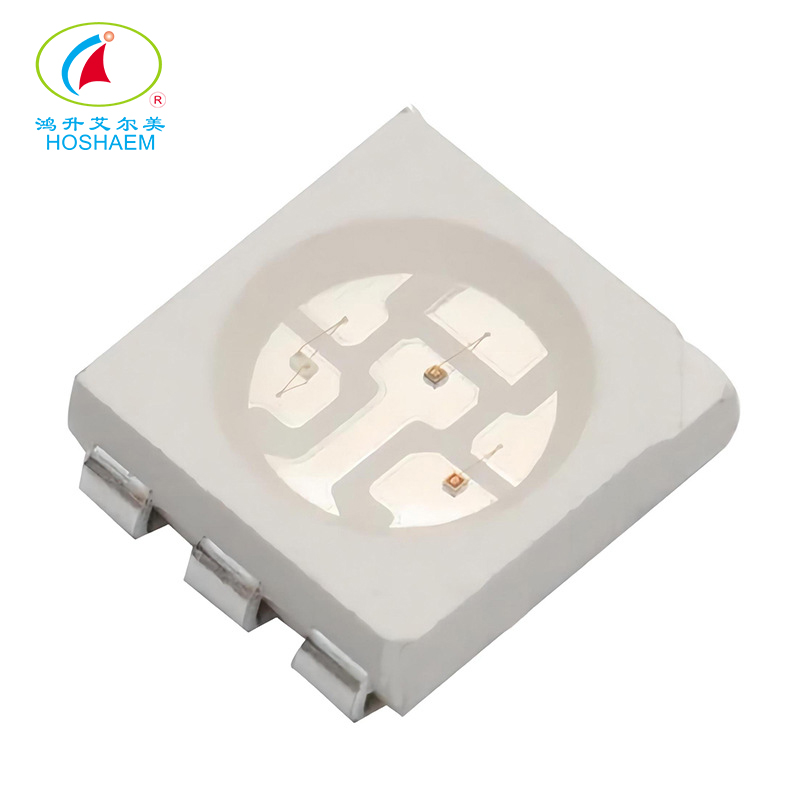 Hongsheng 4PIN 5050 Chip LED a colori 5050 RGB SMD Perline LED ad alta luminosità Diodo di luce ambientale Prezzo di fabbrica 2