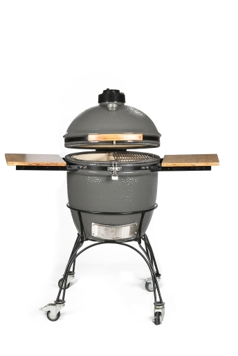 Barbecue da esterno senza fumo da 22 pollici, barbecue in ceramica Kamado MCD, barbecue a carbone, affumicatore, pizza 1