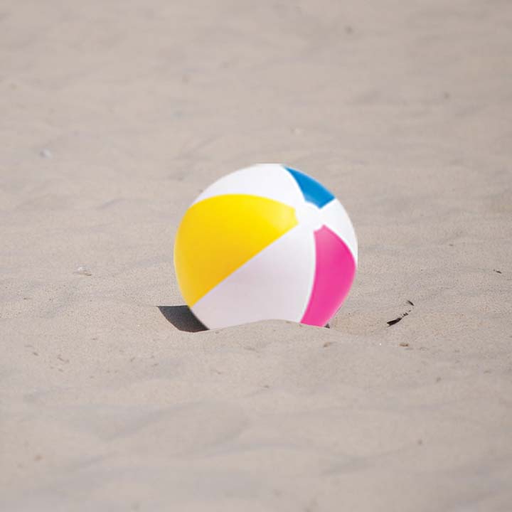 Jouets gonflables colorés de piscine de ballon de plage de PVC d'arc-en-ciel d'OEM 5