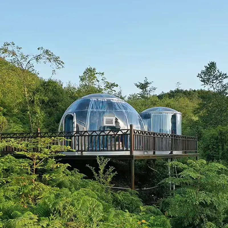 Geodesic Dome House by Hongyuan Yunshe 3