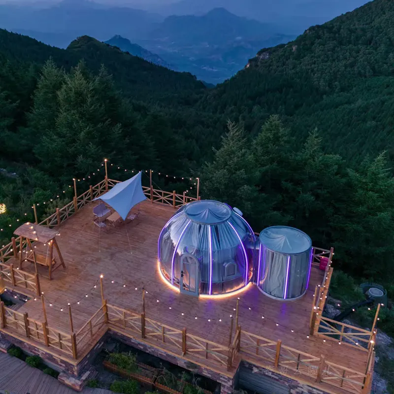 Outdoor Bubble Dome by Hongyuan Yunshe 2