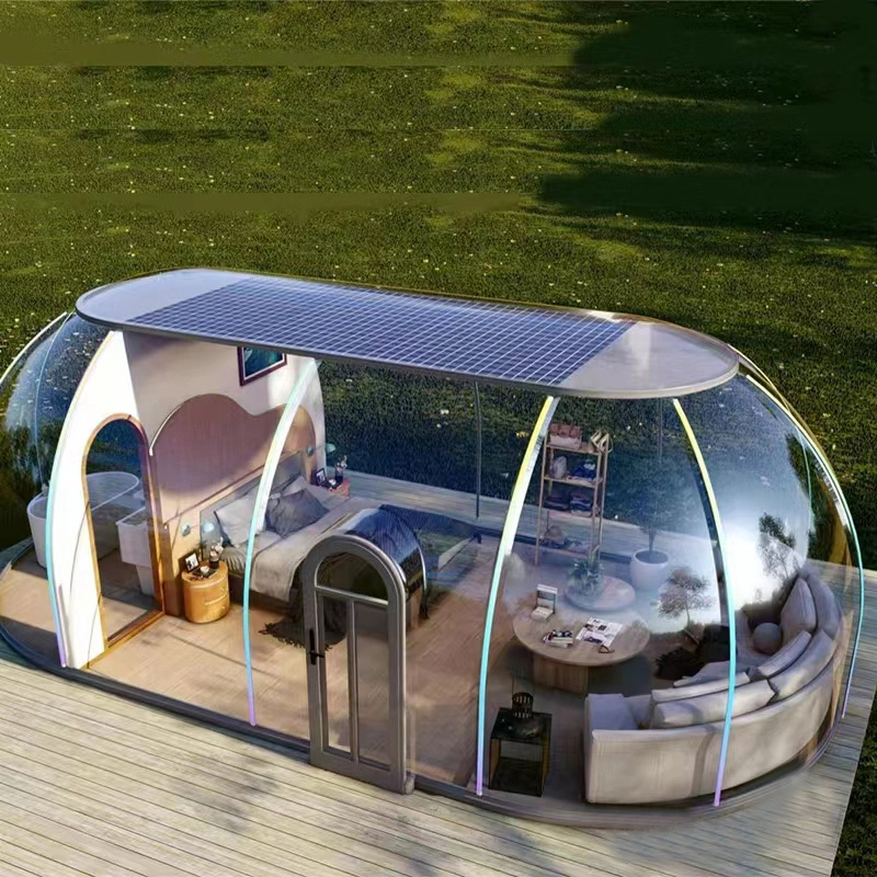 Hongyuan Yunshe Prefab Bubble Dome House Oval For Accommodation 1