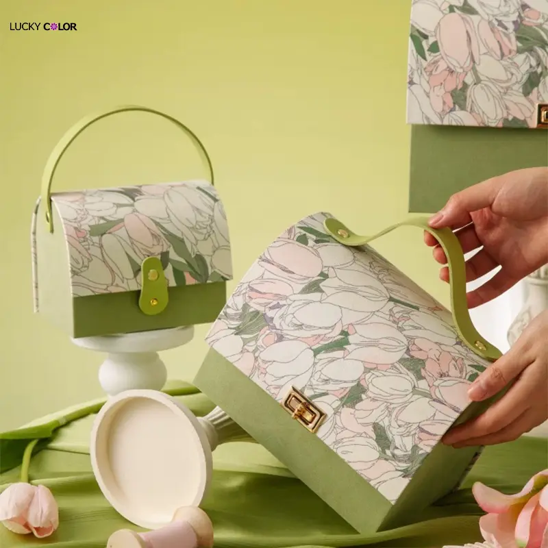 Lucky Color Present Boxes with Lids Paypal Factory 3