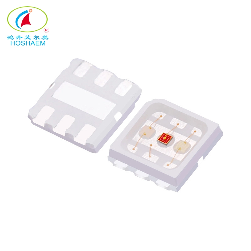 Hongsheng 3030RGB chips LED coloridos com alta potência CRI SMD de seis pinos 3030 fabricante de diodo emissor de luz 1