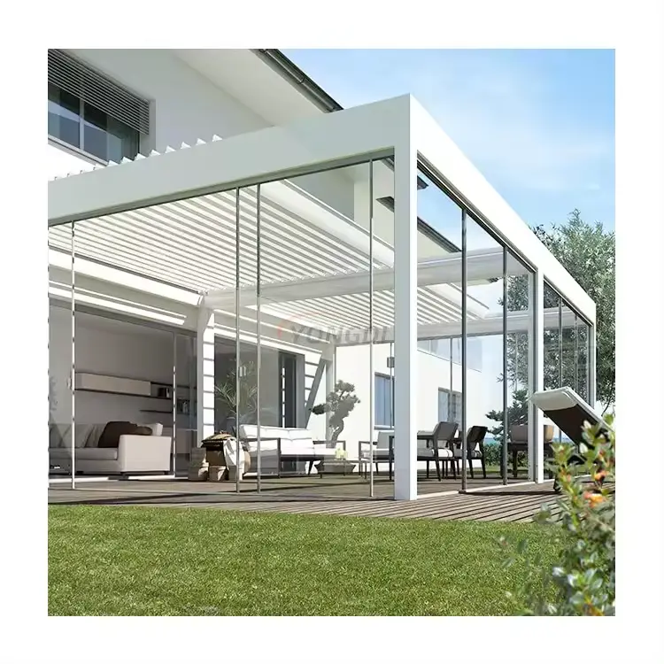 Outdoor Retractable Canopy Pergola by Yongdi-1 5