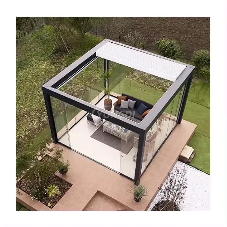 Outdoor Retractable Canopy Pergola by Yongdi-1 6