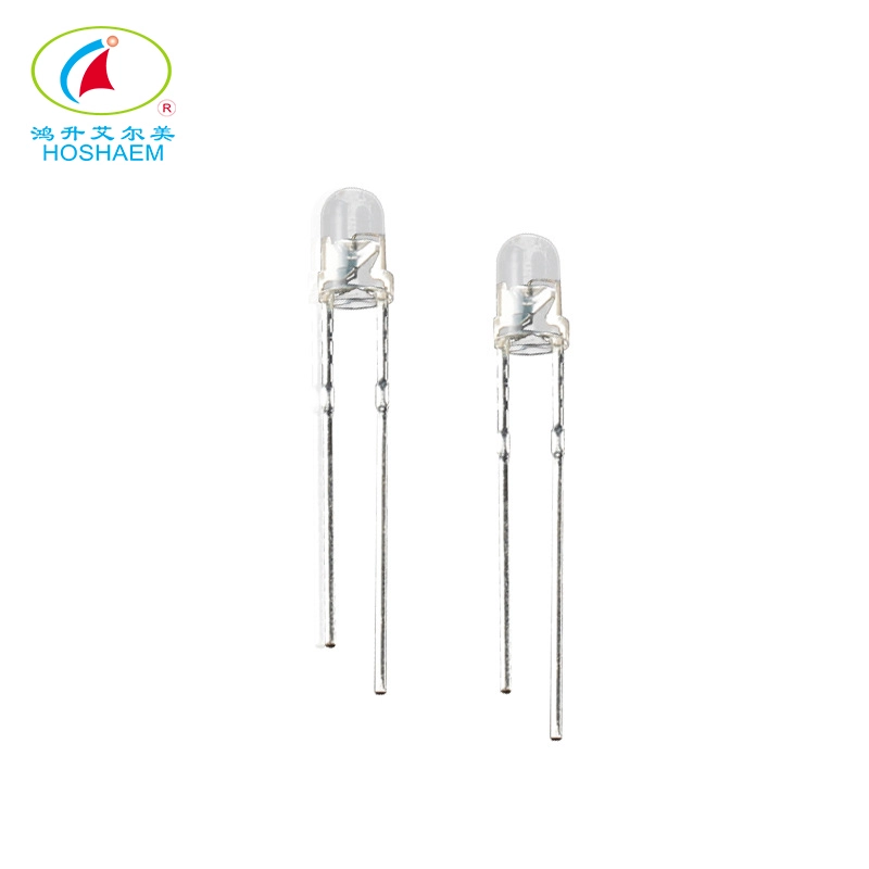 Hongsheng-diodo emisor de luz LED de 3mm, chips de lámpara enchufables de niebla F3, duradero, blanco, azul, rojo, amarillo en orificio pasante 1