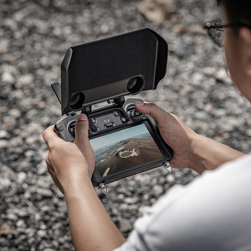 Parasol para monitor STARTRC 2 en 1 para DJI RC Pro (negro) 3