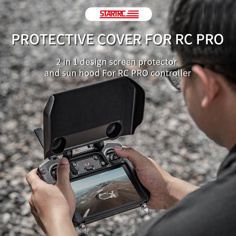 STARTRC 2-in-1 Monitor Sunhood for DJI RC Pro(Black) 1