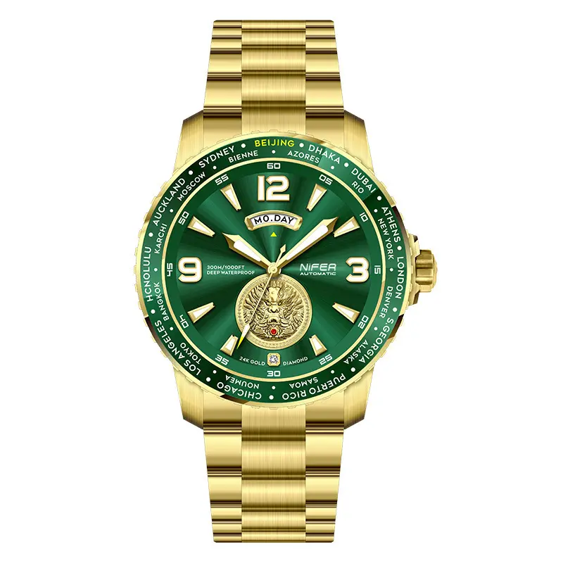Mechanical Watches with Alarms - for Business & Professional Settings - Nifer Watch 5